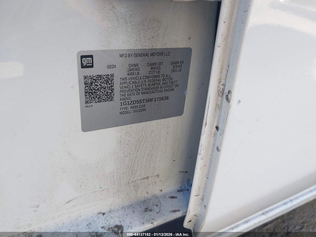 1G1ZD5ST5RF171636 2024 CHEVROLET MALIBU photo no. 9