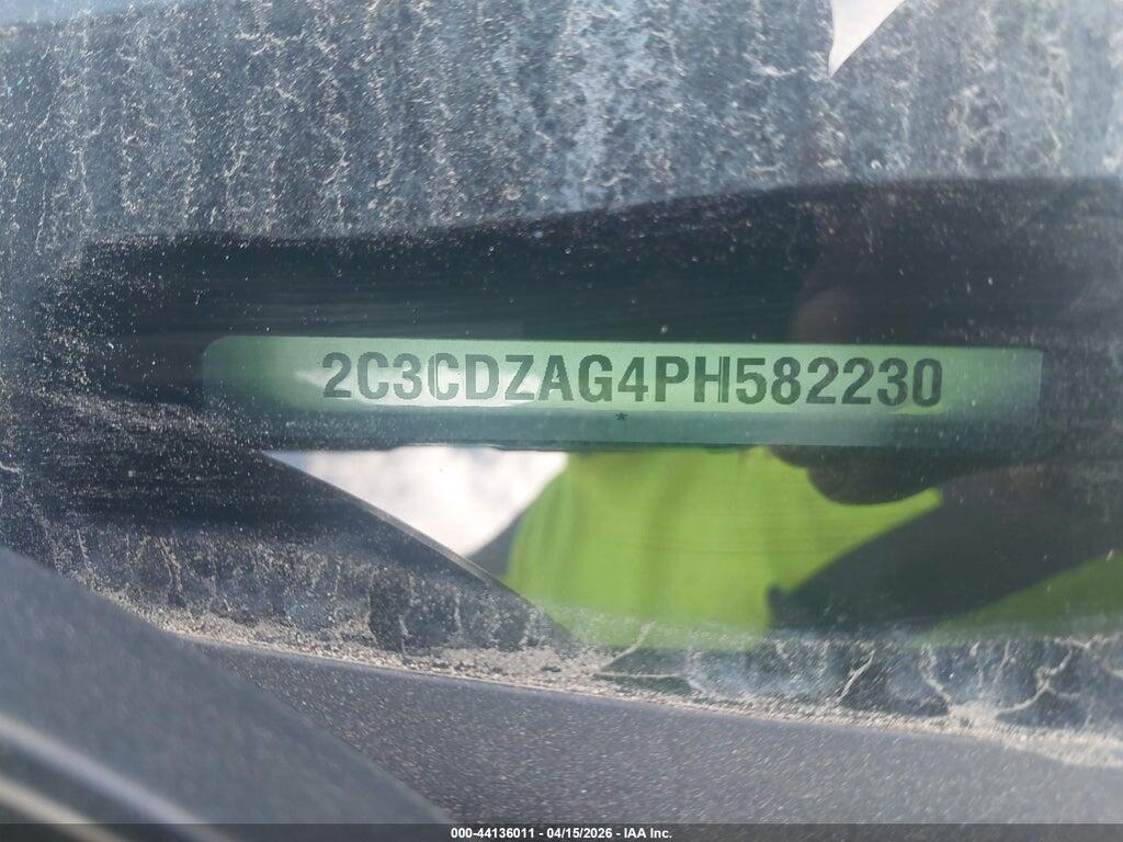 2C3CDZAG4PH582230 2023 DODGE CHALLENGER photo no. 9