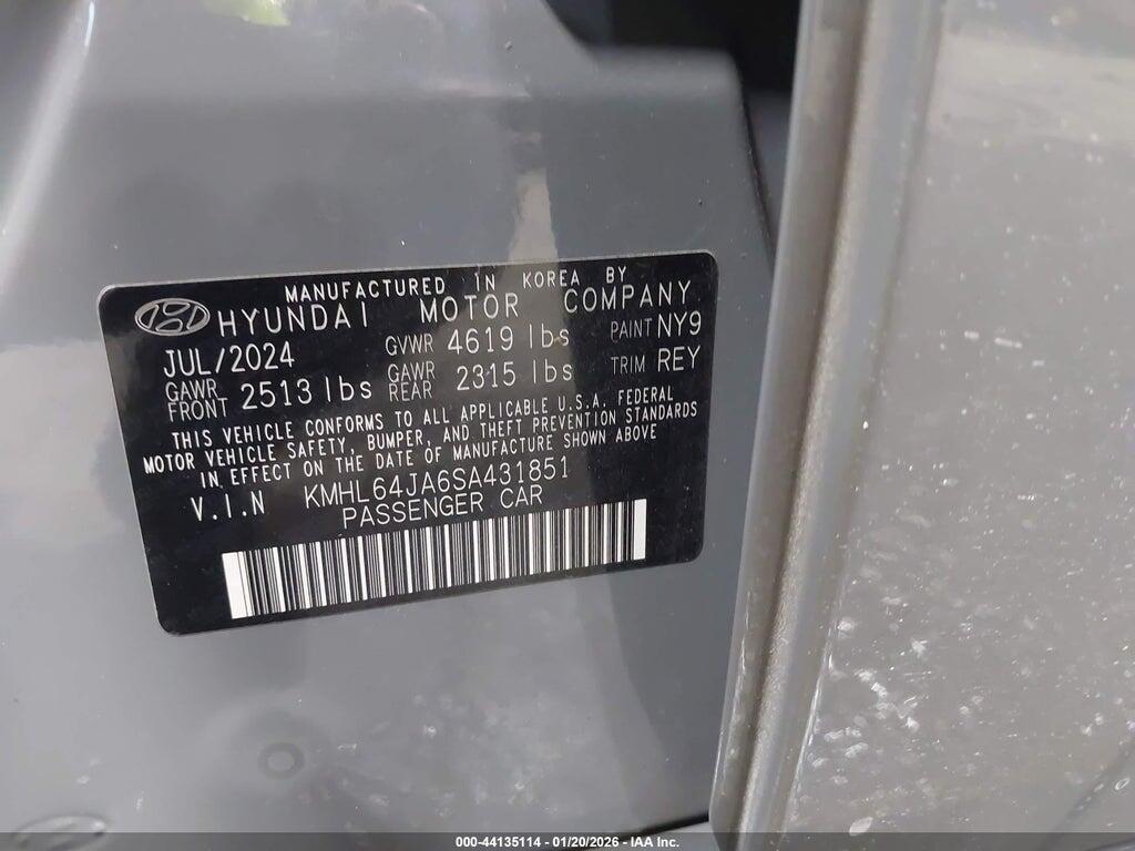 KMHL64JA6SA431851 2025 HYUNDAI SONATA photo no. 9