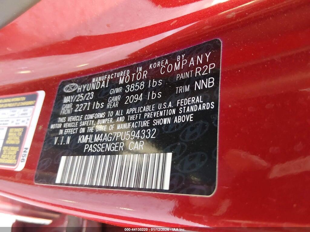 KMHLM4AG7PU594332 2023 HYUNDAI ELANTRA photo no. 9