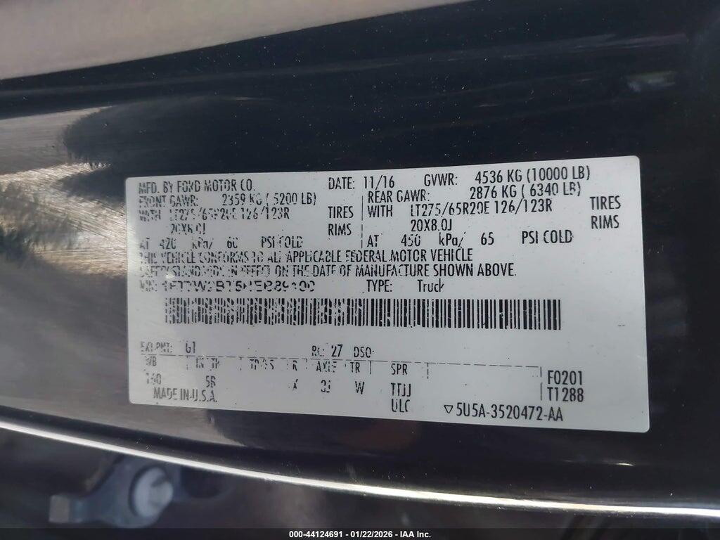 1FT7W2BT5HEB89100 2017 FORD F-250 photo no. 9
