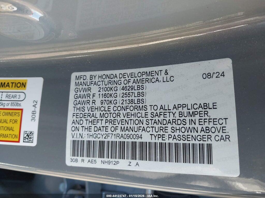 1HGCY2F71RA090094 2024 HONDA ACCORD HYBRID photo no. 9