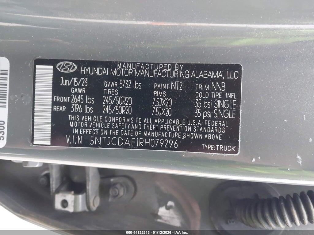 5NTJCDAF1RH079296 2024 HYUNDAI SANTA CRUZ photo no. 9