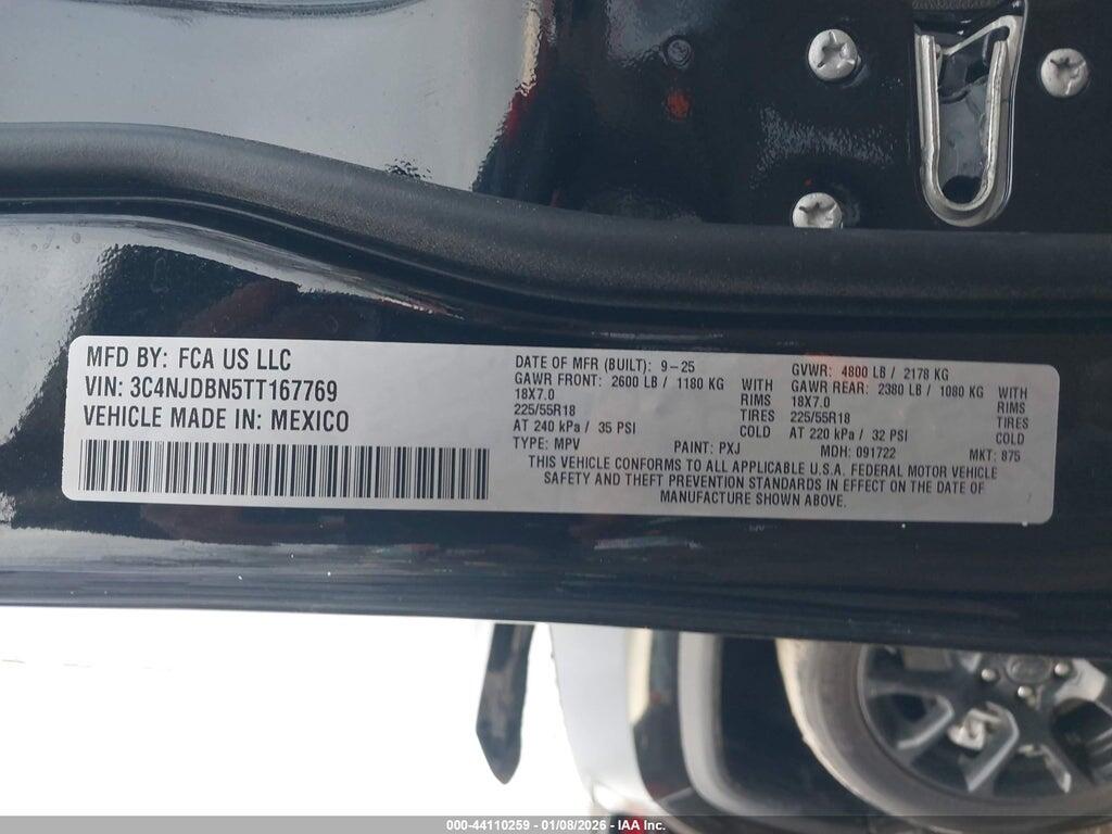 3C4NJDBN5TT167769 2026 JEEP COMPASS photo no. 9
