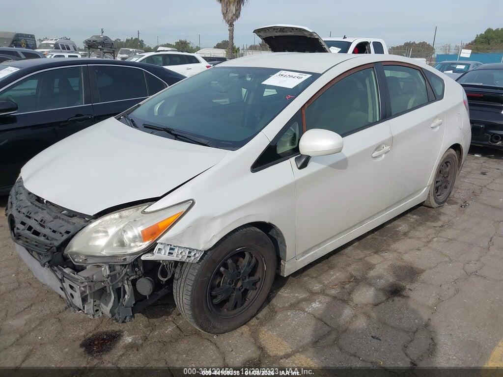 JTDKN3DU7C5513553 2012 TOYOTA PRIUS photo no. 2
