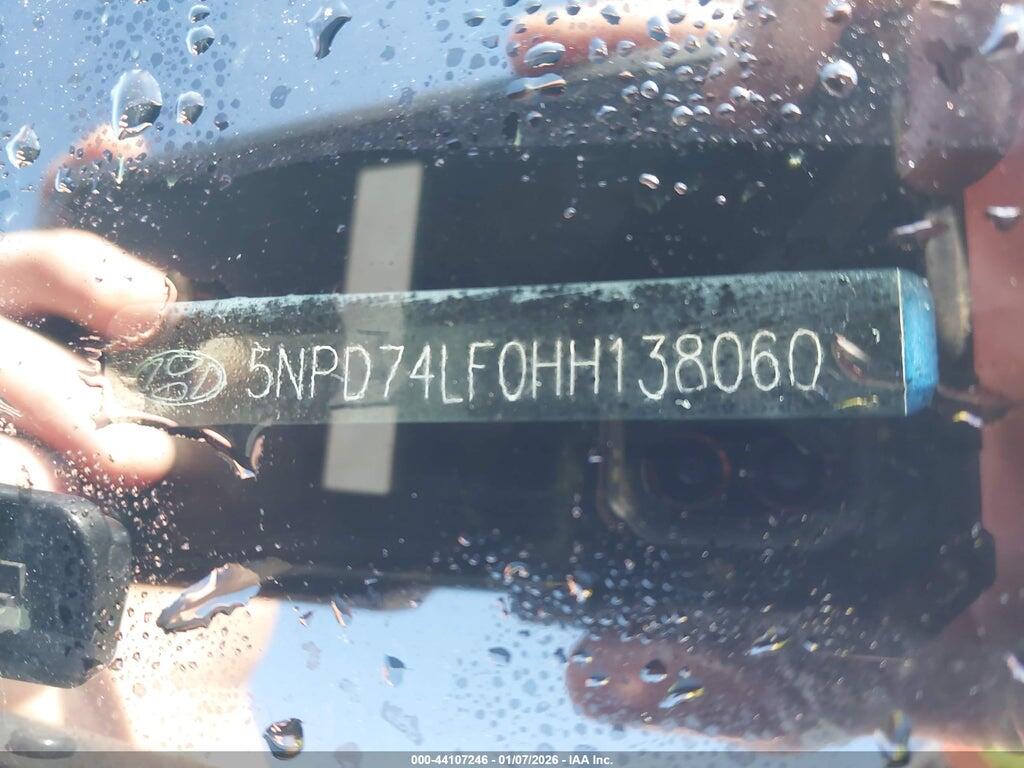 5NPD74LF0HH138060 2017 HYUNDAI ELANTRA photo no. 9