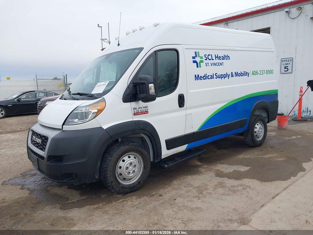 3C6TRVBG9KE501240 2019 RAM PROMASTER 1500 photo no. 2