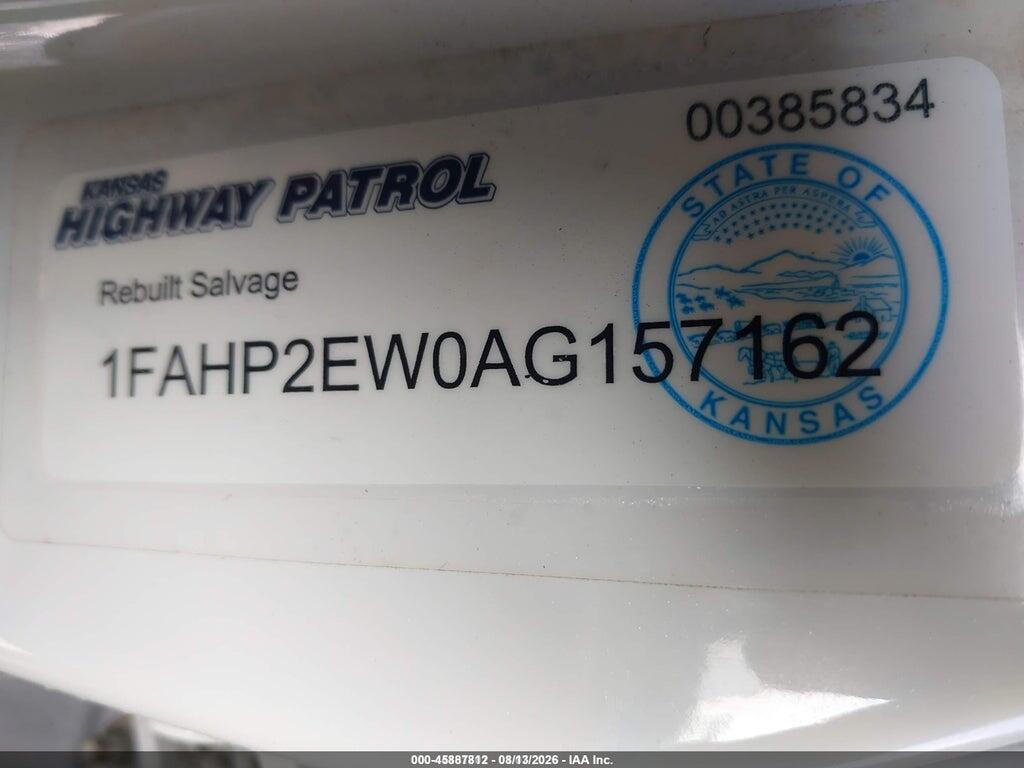 1FAHP2EW0AG157162 2010 FORD TAURUS photo no. 9