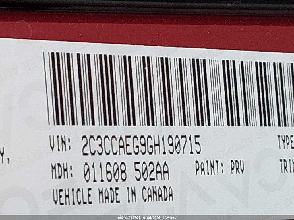 2C3CCAEG9GH190715 2016 CHRYSLER 300C photo no. 9