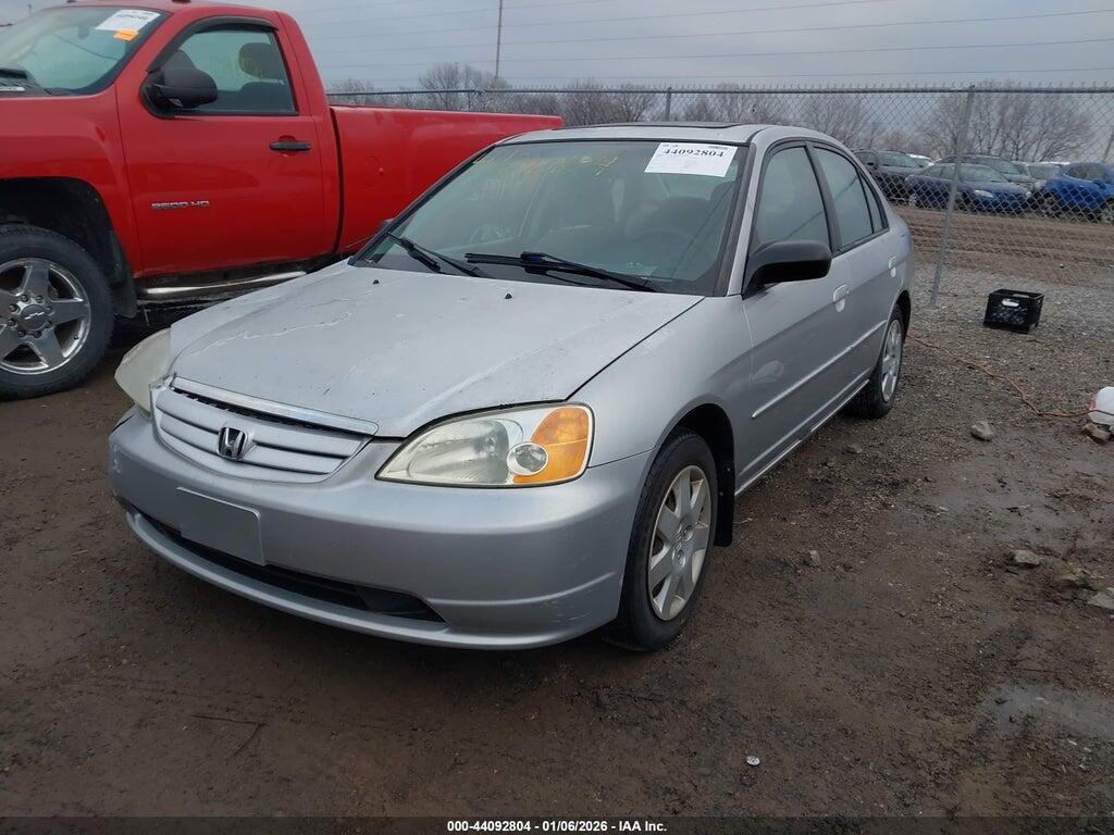 1HGES25791L077551 2001 HONDA CIVIC photo no. 2