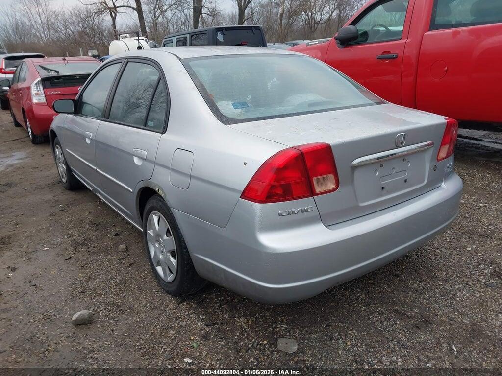 1HGES25791L077551 2001 HONDA CIVIC photo no. 3