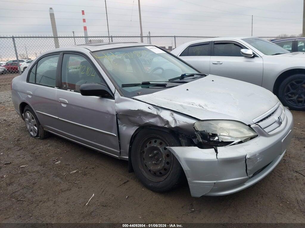 1HGES25791L077551 2001 HONDA CIVIC photo no. 6