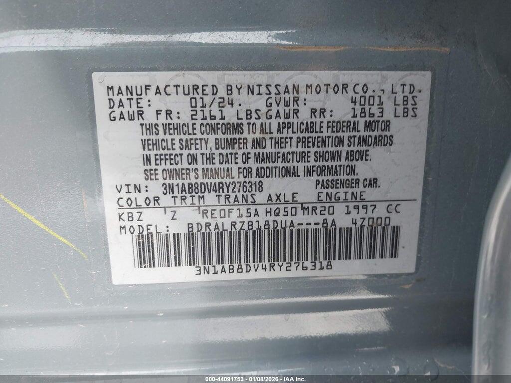 3N1AB8DV4RY276318 2024 NISSAN SENTRA photo no. 9