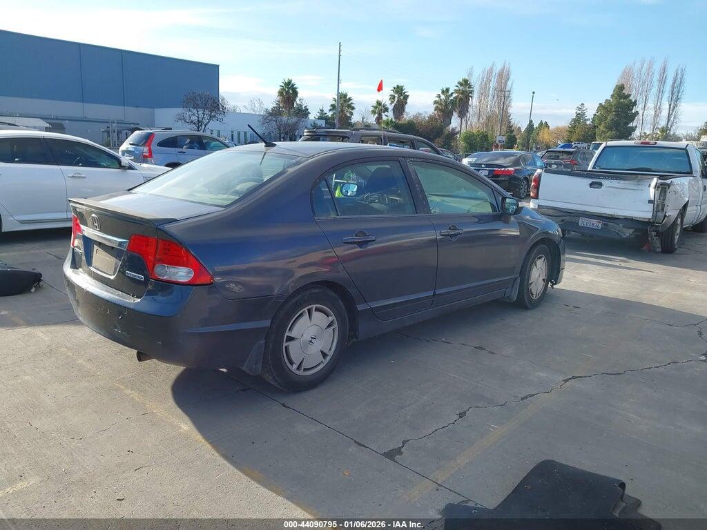 JHMFA36219S006701 2009 HONDA CIVIC HYBRID photo no. 4
