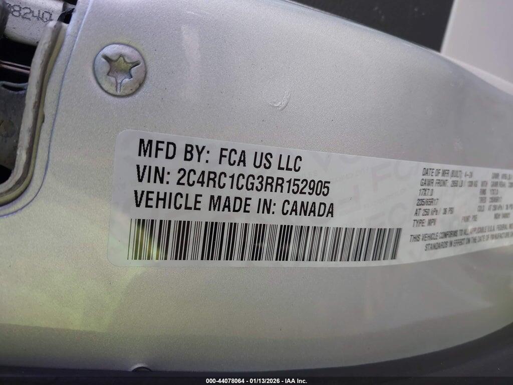 2C4RC1CG3RR152905 2024 CHRYSLER VOYAGER photo no. 9