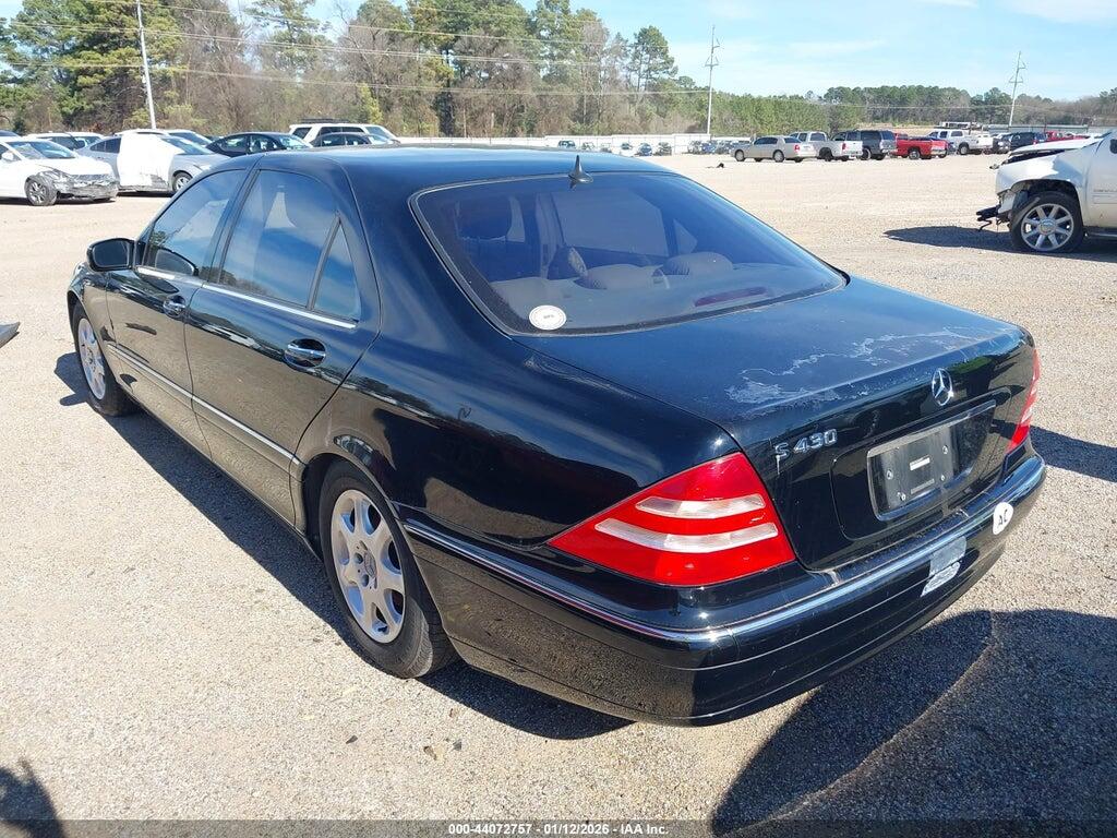 WDBNG70J62A269277 2002 MERCEDES-BENZ S 430 photo no. 3