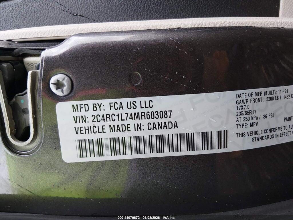 2C4RC1L74MR603087 2021 CHRYSLER PACIFICA HYBRID photo no. 9