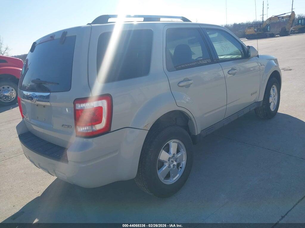 1FMCU94178KD75274 2008 FORD ESCAPE photo no. 4