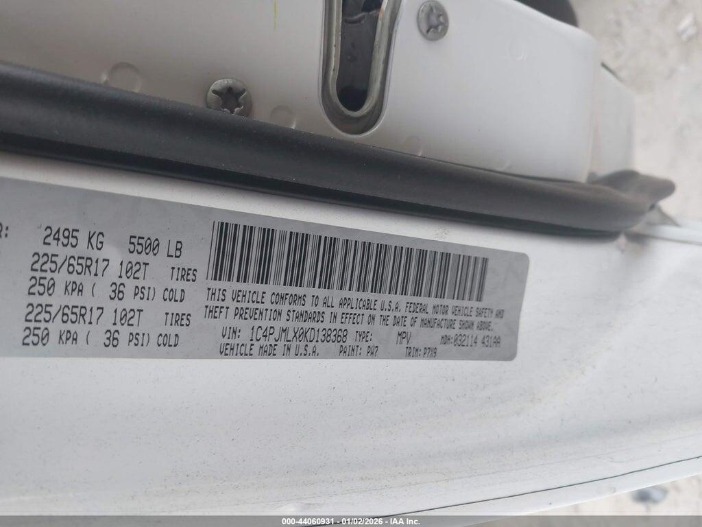 1C4PJMLX0KD138368 2019 JEEP CHEROKEE photo no. 9