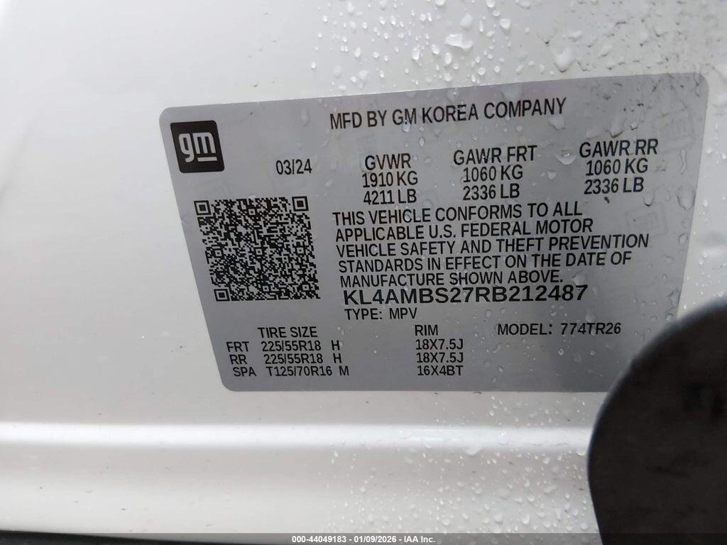 KL4AMBS27RB212487 2024 BUICK ENCORE GX photo no. 9