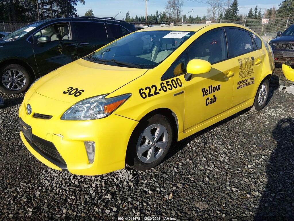 JTDKN3DU1D1707648 2013 TOYOTA PRIUS photo no. 2