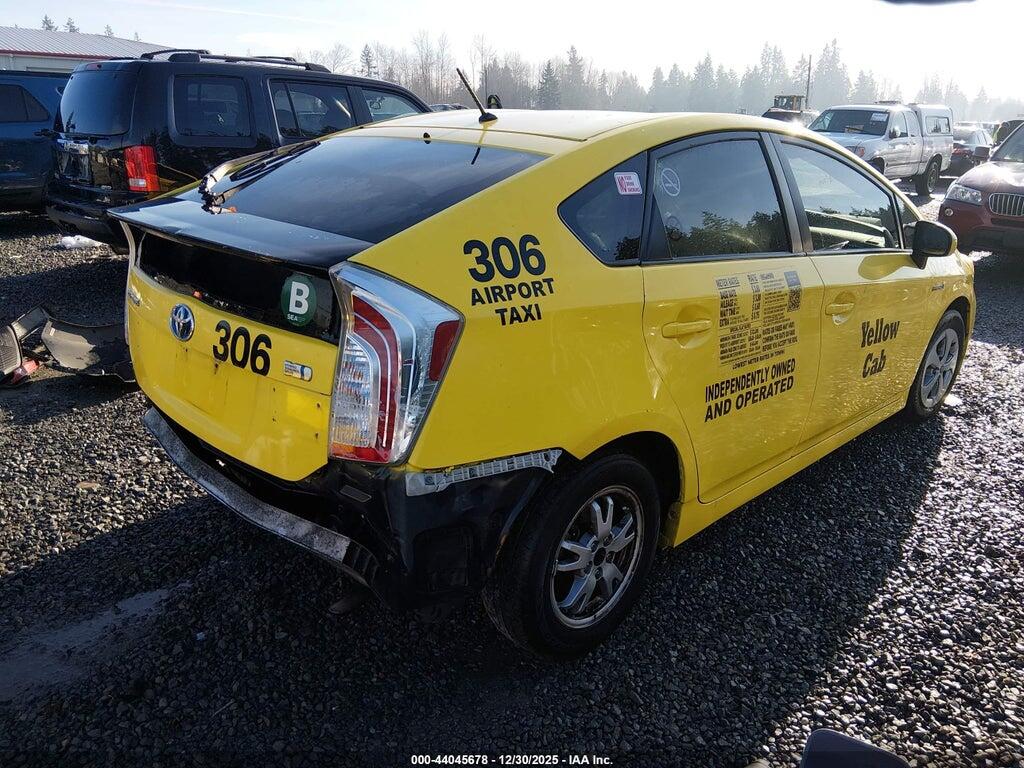 JTDKN3DU1D1707648 2013 TOYOTA PRIUS photo no. 4