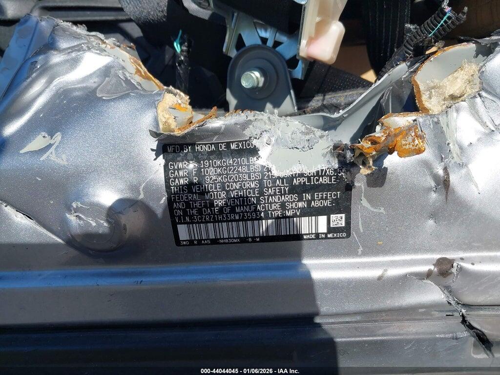 3CZRZ1H33RM735934 2024 HONDA HR-V photo no. 9