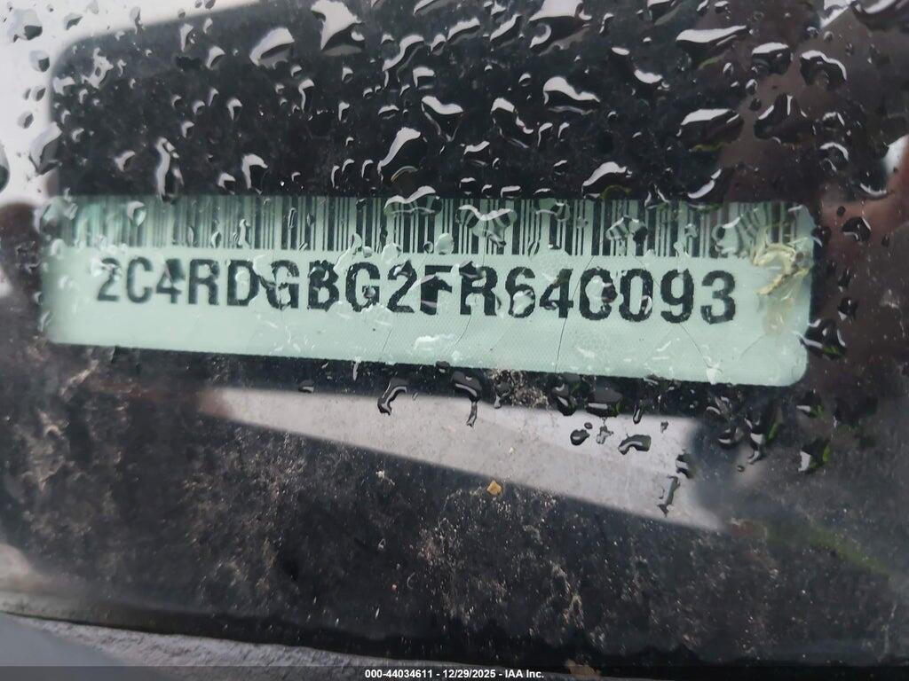 2C4RDGBG2FR640093 2015 DODGE GRAND CARAVAN photo no. 9