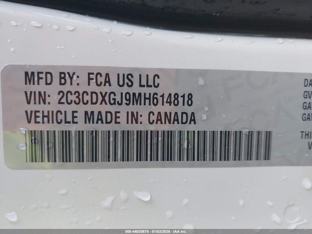 2C3CDXGJ9MH614818 2021 DODGE CHARGER photo no. 9
