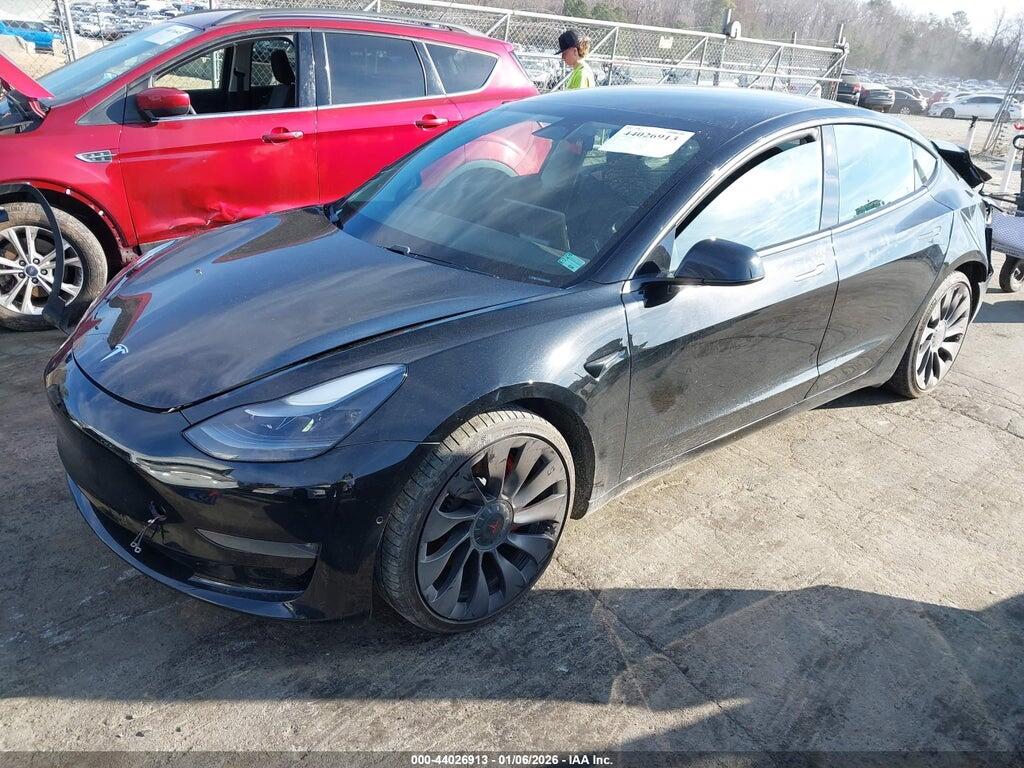 5YJ3E1EC7MF925387 2021 TESLA MODEL 3 photo no. 2