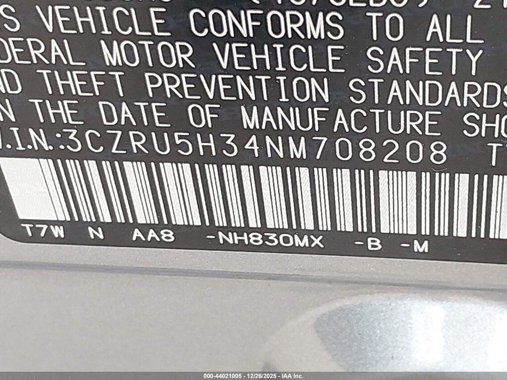 3CZRU5H34NM708208 2022 HONDA HR-V photo no. 9