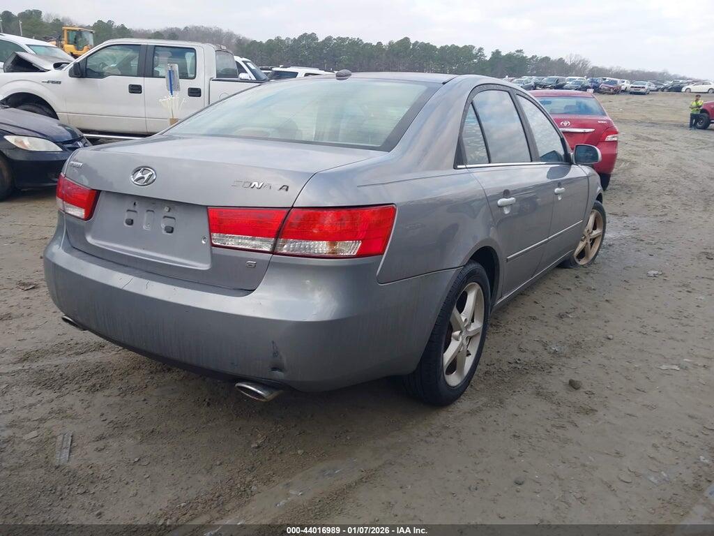 5NPEU46F07H260649 2007 HYUNDAI SONATA photo no. 4