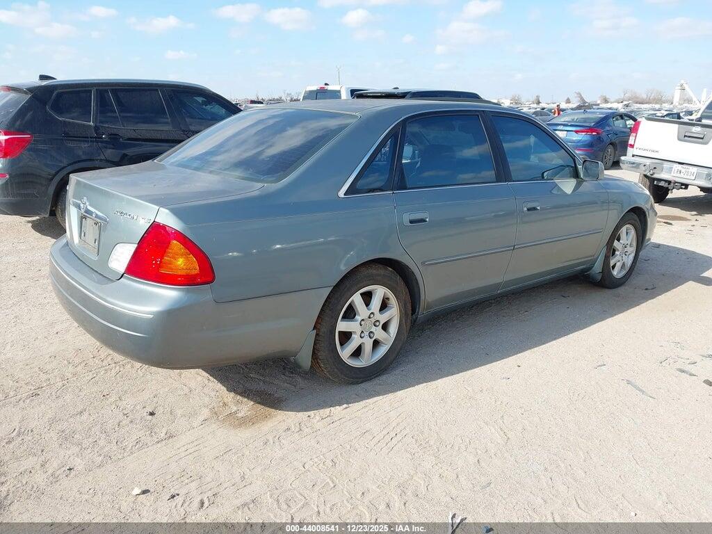 4T1BF28B91U189679 2001 TOYOTA AVALON photo no. 4