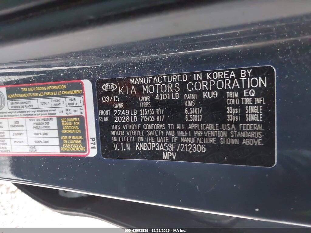 KNDJP3A53F7212306 2015 KIA SOUL photo no. 9