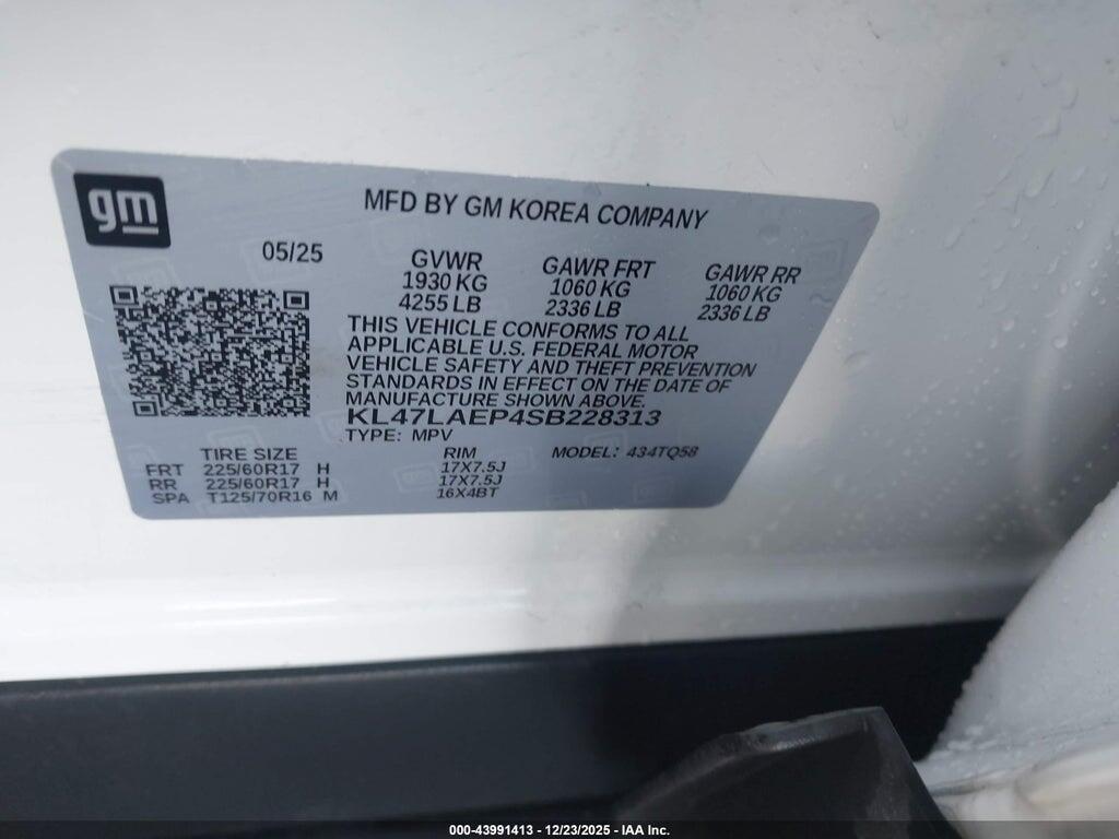 KL47LAEP4SB228313 2025 BUICK ENVISTA photo no. 9