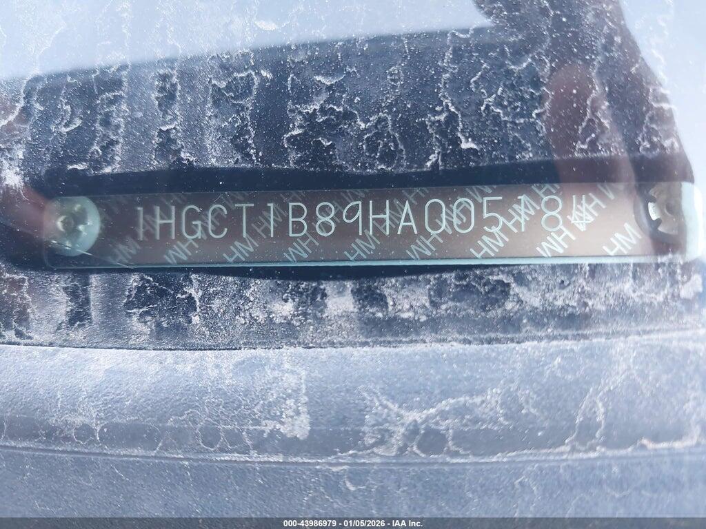 1HGCT1B89HA005184 2017 HONDA ACCORD photo no. 9