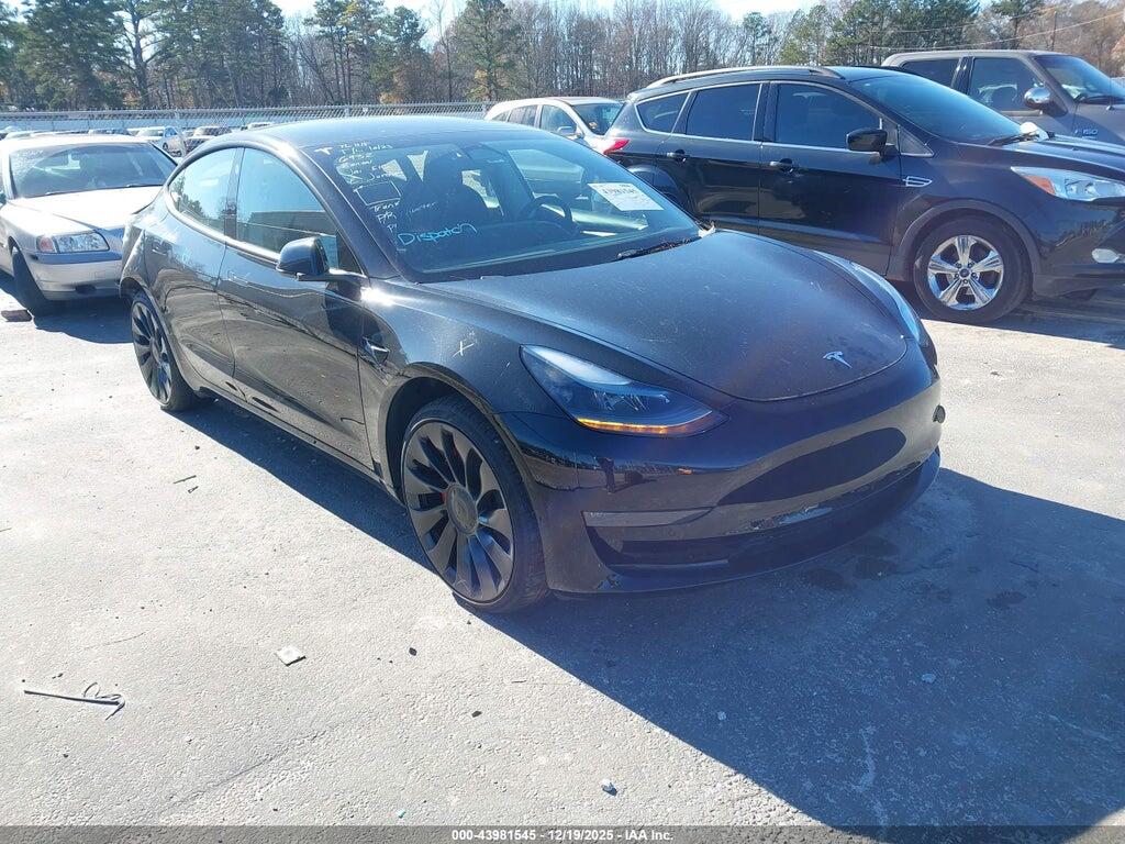 5YJ3E1EC7NF175734 2022 TESLA MODEL 3 photo no. 1