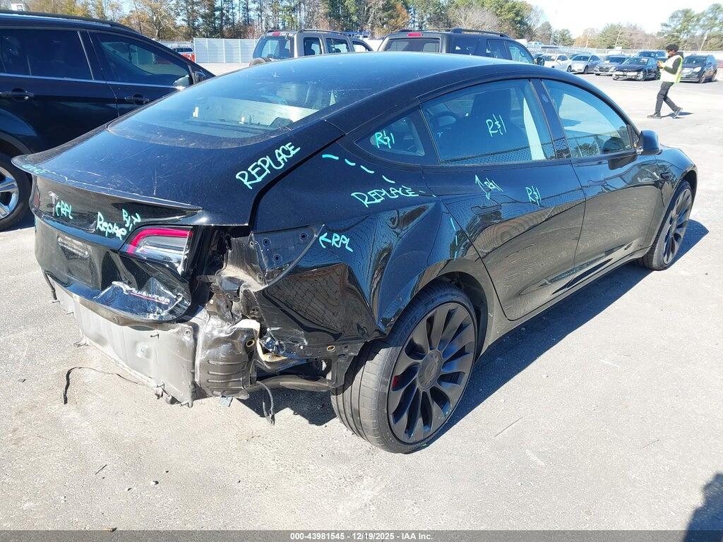 5YJ3E1EC7NF175734 2022 TESLA MODEL 3 photo no. 4
