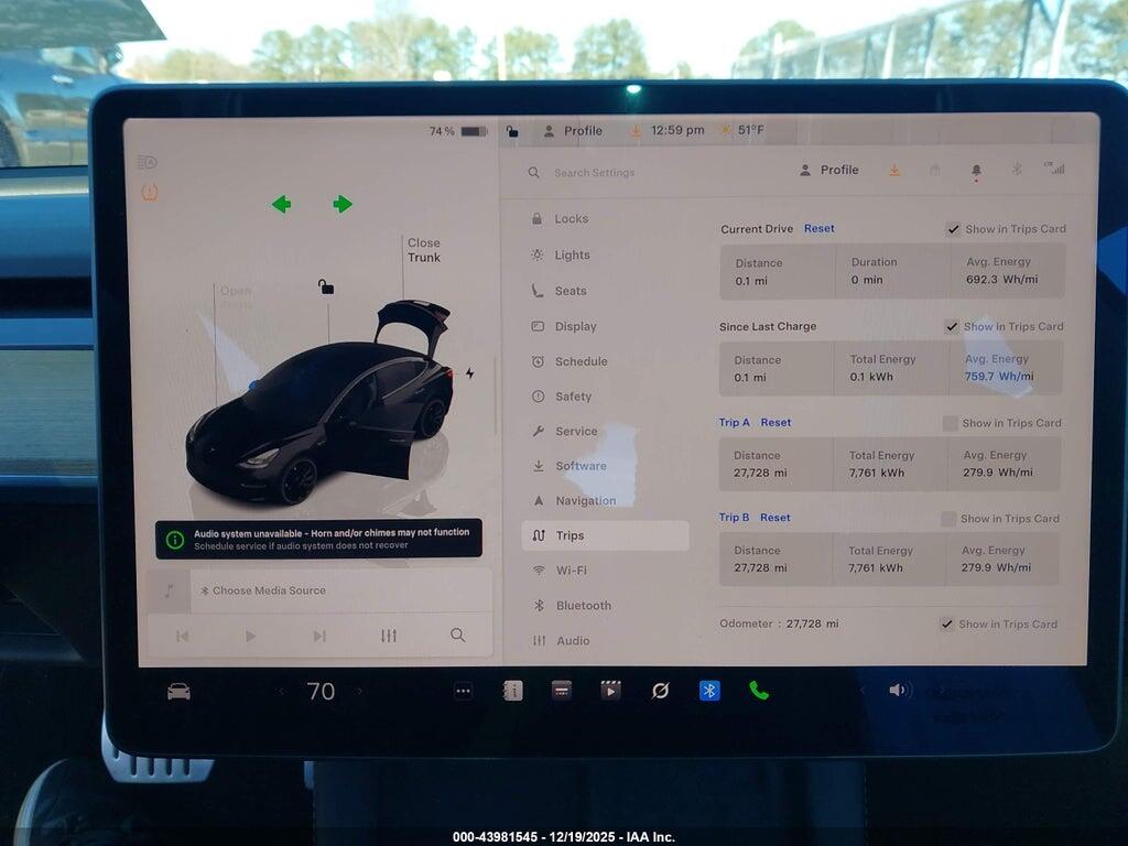 5YJ3E1EC7NF175734 2022 TESLA MODEL 3 photo no. 7