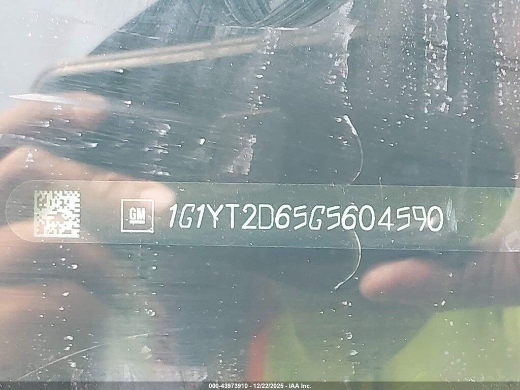 1G1YT2D65G5604590 2016 CHEVROLET CORVETTE photo no. 9
