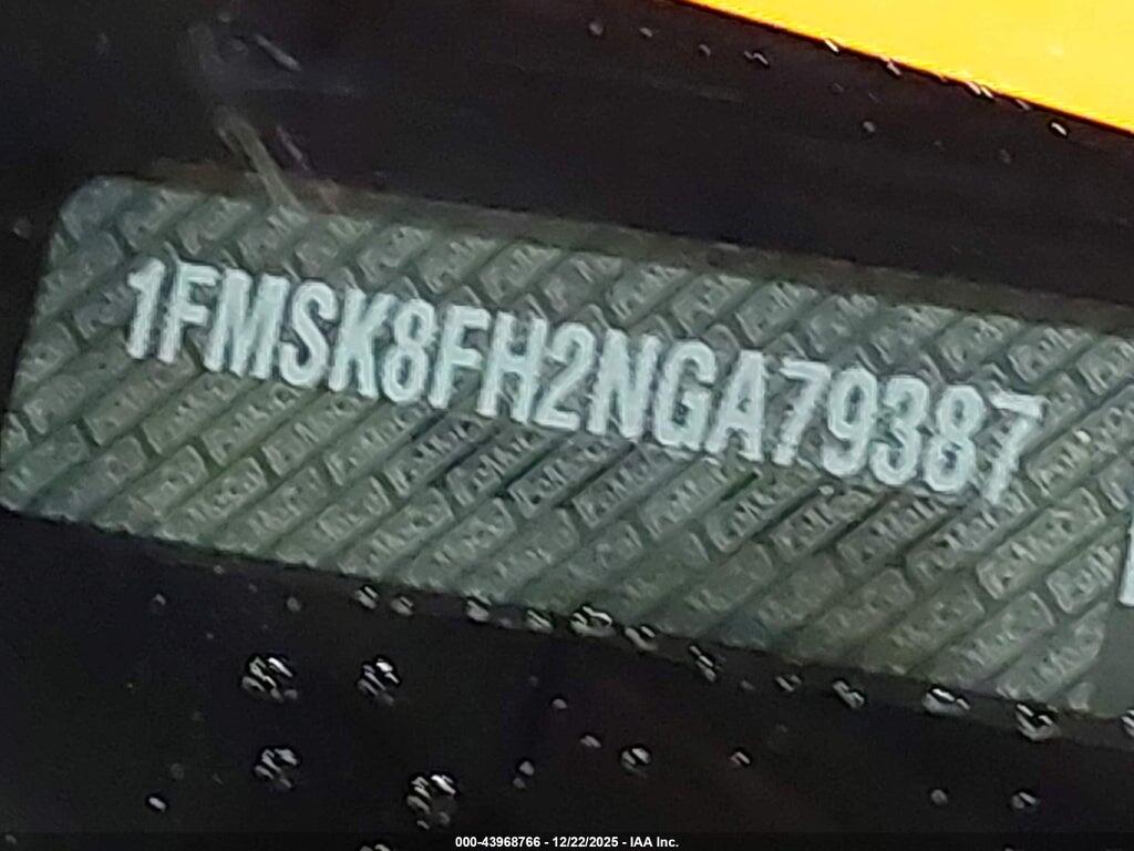1FMSK8FH2NGA79387 2022 FORD EXPLORER photo no. 9