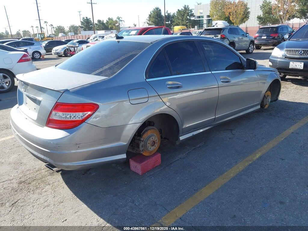 WDDGF56X58F036943 2008 MERCEDES-BENZ C 350 photo no. 4
