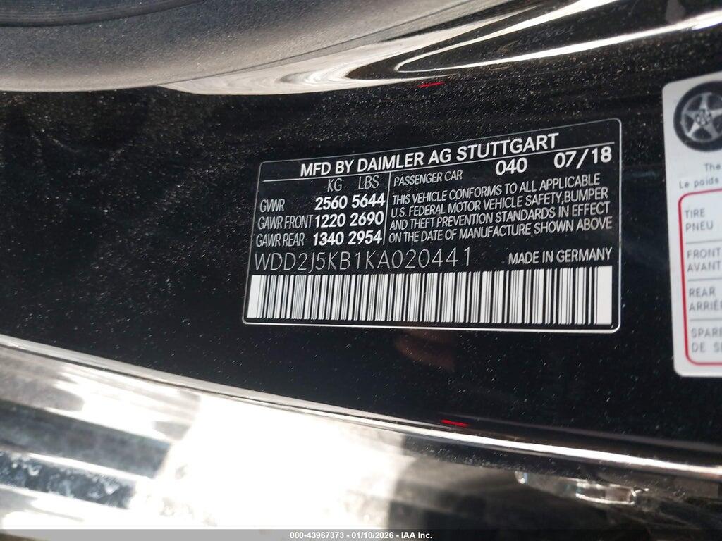 WDD2J5KB1KA020441 2019 MERCEDES-BENZ CLS 450 photo no. 9