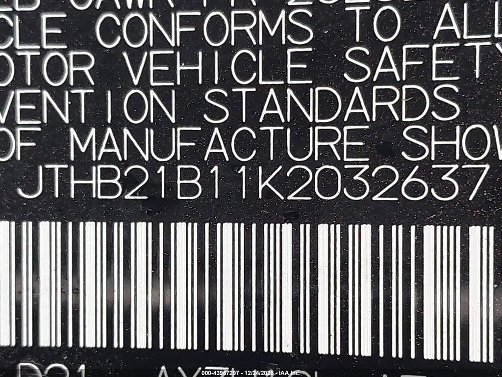 JTHB21B11K2032637 2019 LEXUS ES 300H photo no. 9