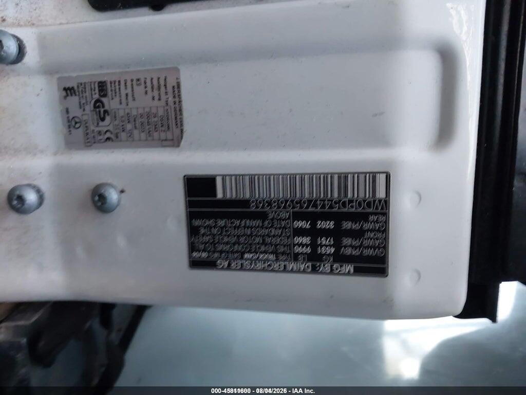 WD0PD544765968368 2006 DODGE SPRINTER VAN 3500 photo no. 9