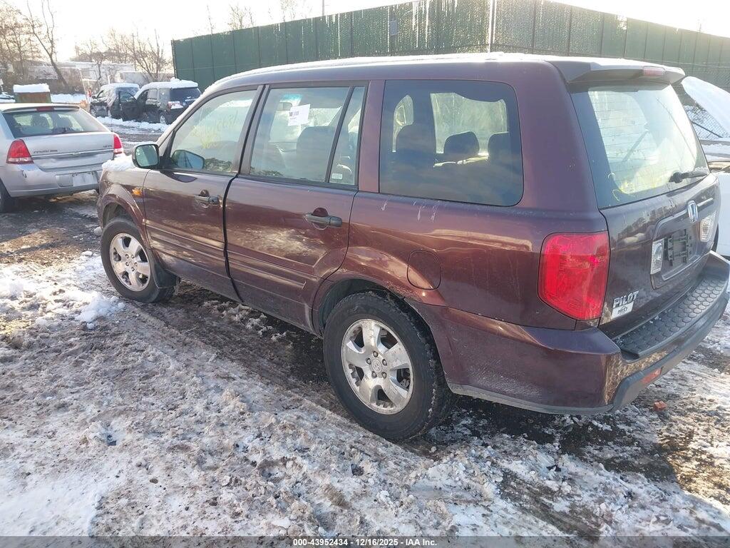 2HKYF18167H540552 2007 HONDA PILOT photo no. 3