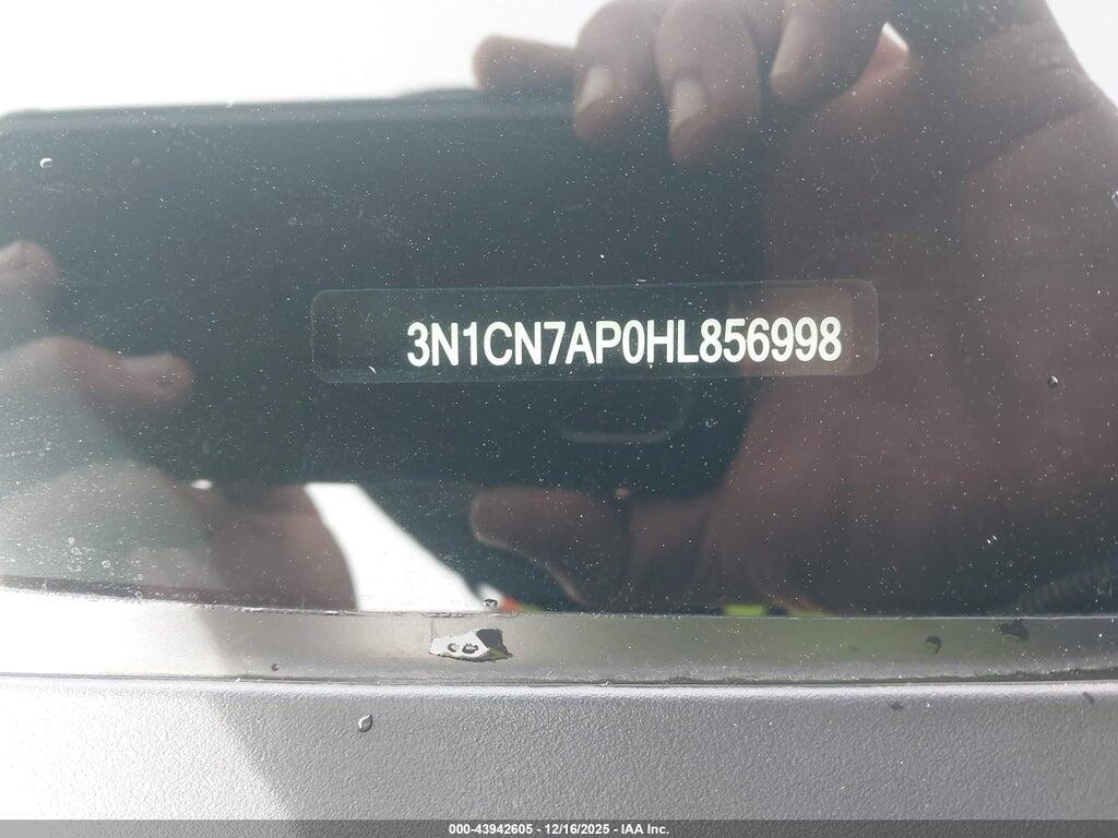 3N1CN7AP0HL856998 2017 NISSAN VERSA photo no. 9