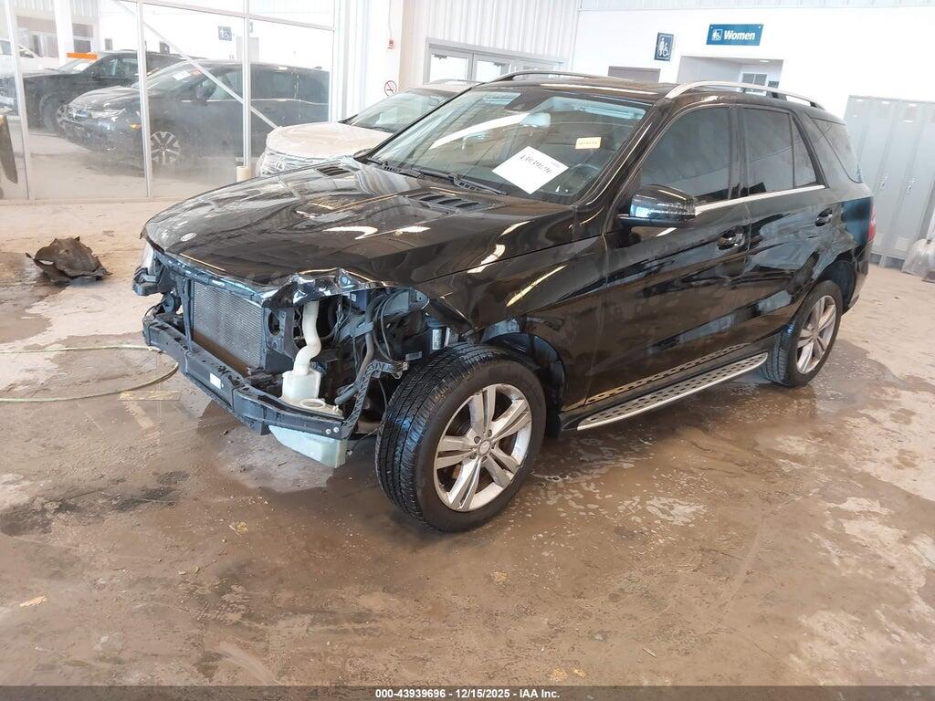4JGDA5HB8FA486606 2015 MERCEDES-BENZ ML 350 photo no. 2