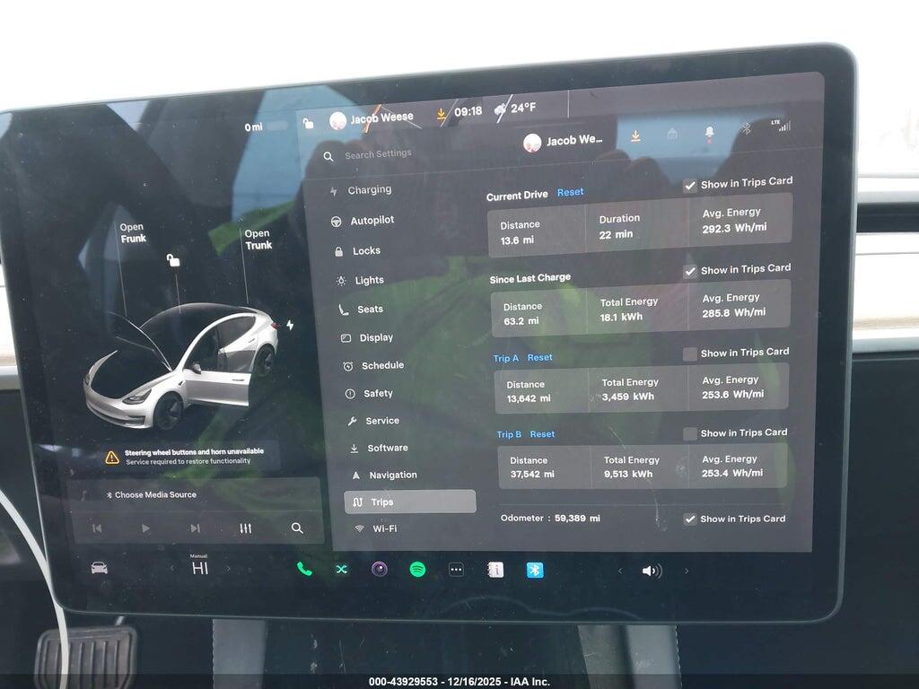 5YJ3E1EA3MF906222 2021 TESLA MODEL 3 photo no. 7
