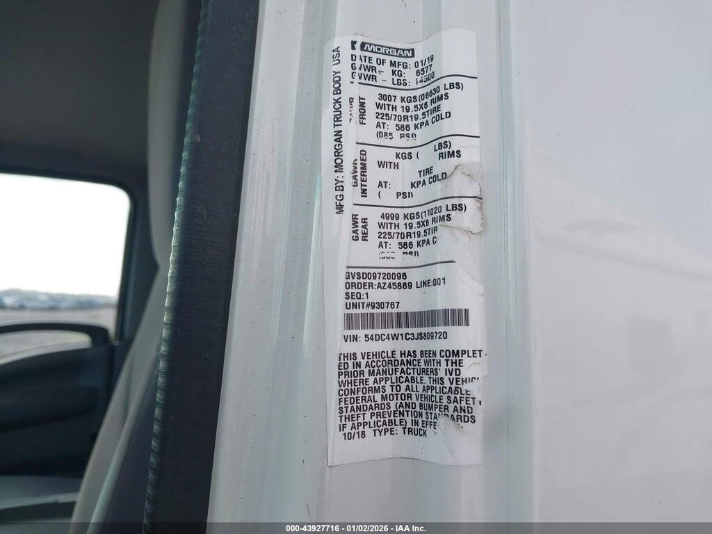 54DC4W1C3JS809720 2018 ISUZU NPR HD photo no. 9